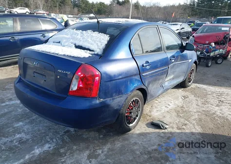 2010 Hyundai Accent Gls z USA, uszkodzony, nr VIN KMHCN4AC5AU465507